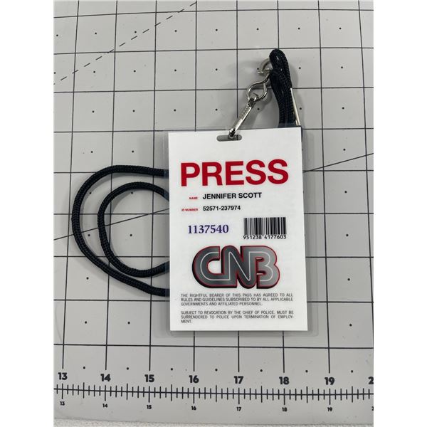 24 (T.V. Series, 2001-2010), Kiefer Sutherland - Jennifer Scott CNB Press Pass