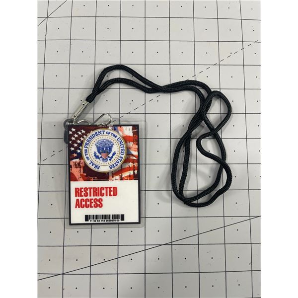 24 (T.V. Series, 2001-2010), Kiefer Sutherland - White House Restricted Access Badge Used In Season 