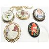 Image 2 : LIMOGES CAMEO BROOCH ++