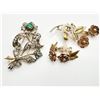 Image 1 : ANTIQUE?  BROOCHES , FLORALS