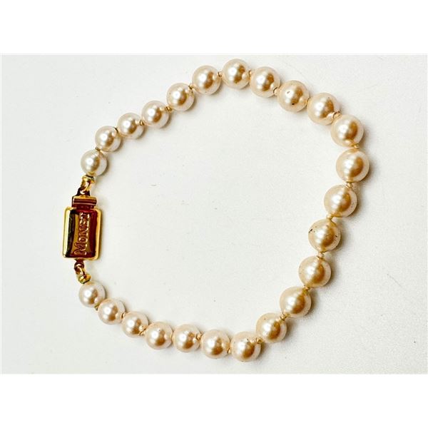 MONET SIGNED BRACELET