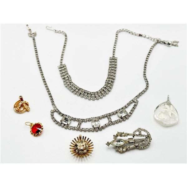 RHINESTONE NECKLACES +++