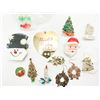 Image 2 : CHRISTMAS ASSORTED BROOCHES