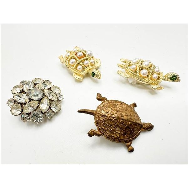 AUSTRIA, TURTLE BROOCHES