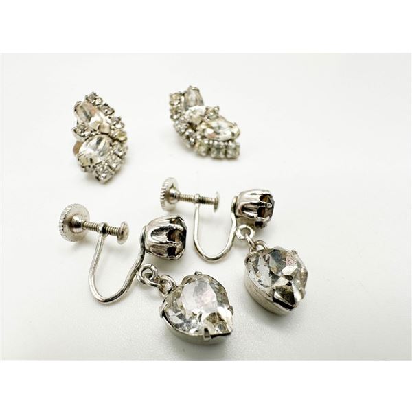 WEISS SIGNED HEART EARRING +