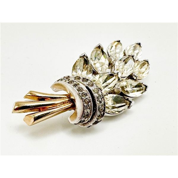 EXQUISITE SMALL STONE BROOCH