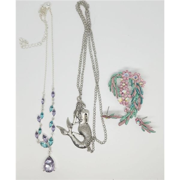 BROOCH SET +  MERMAID +