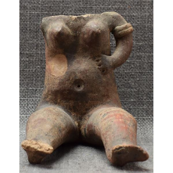 PRE-COLUMBIAN POTTERY FIGURE