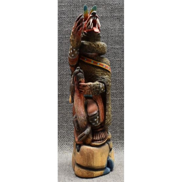 HOPI INDIAN KACHINA ( HYRAM NAMOKI )