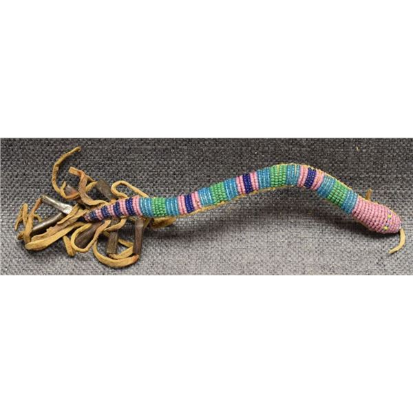 PLAINS INDIAN BEADED FETISH