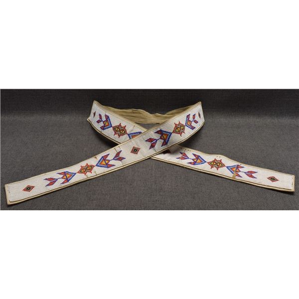 PLAINS INDIAN LOOM BEADED SASH
