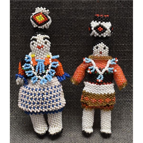 ZUNI INDIAN BEADED DOLLS