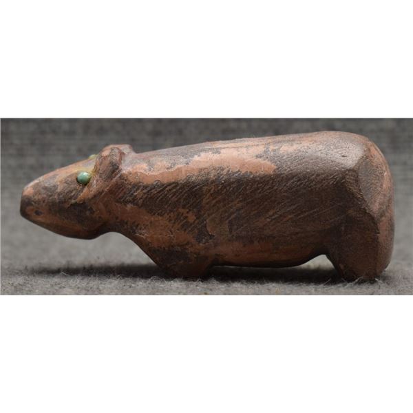 ZUNI INDIAN STONE BEAR FETISH