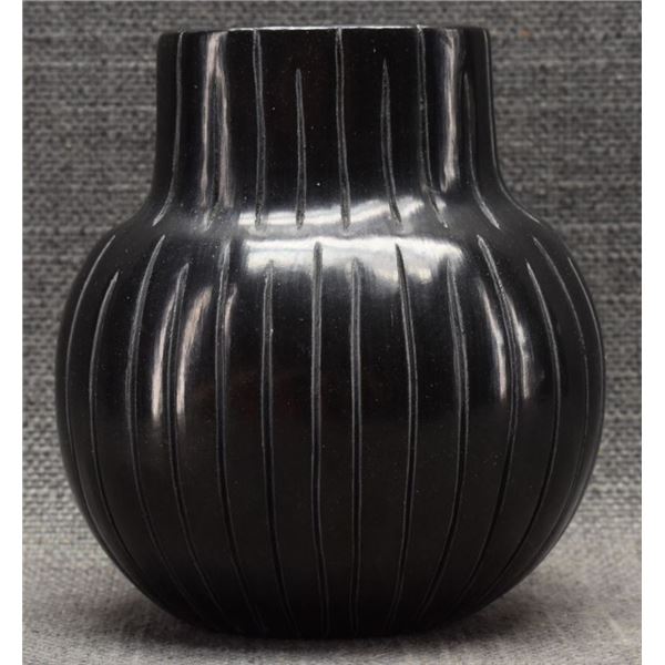 SANTA CLARA INDIAN POTTERY VASE