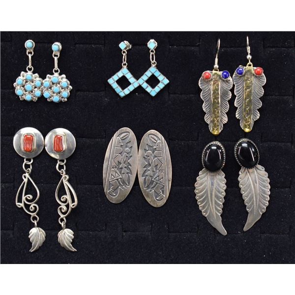 NAVAJO INDIAN EARRINGS