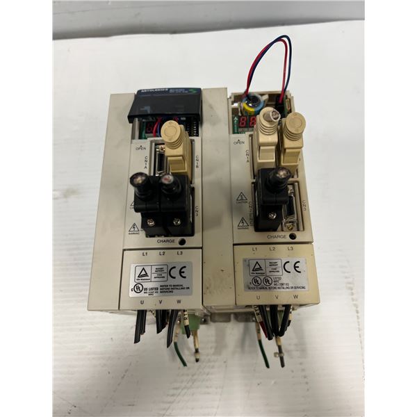 (2) Mitsubishi #MR-J2S-40B Servo Drives