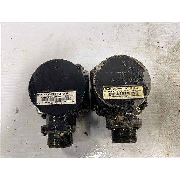 Lot of (2) Mitsubishi #OSE105S2 Rotary Encoders