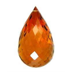 28.45ct Lovely Briolette Golden AAA Citrine  (GEM-16919) (GEM-16919)