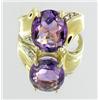 3.8ct Pink Amethyst & Diamond 10k Gold Ladies Ring (JEW-291) (JEW-291)
