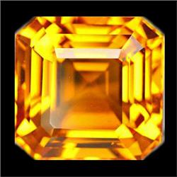 6ct Golden Yellow Emerald Cut Citrine (GMR-0431) (GMR-0431)