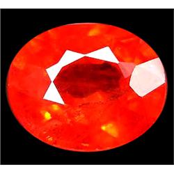 1.44ct Very Good Oval Facet Orange Sapphire (GEM-11107) (GEM-11107)