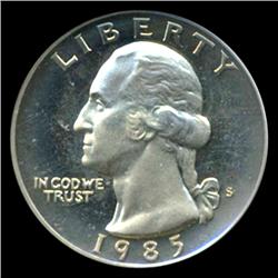 1985S Washington 25c Proof Quarter Coin Graded PR69 DCAM (COI-5394) (COI-5394)
