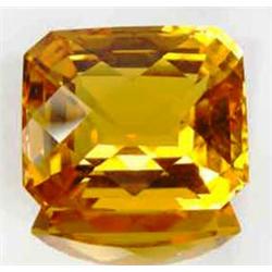 22.85ct Lovely Square Yellow AAA Citrine Valuable  (GEM-16178) (GEM-16178)
