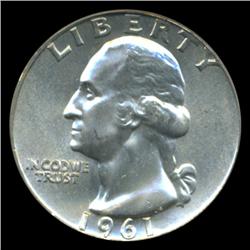 1960 Washington 25c Quarter Coin Graded PCGS MS65 RARE Type B Reverse (COI-5358) (COI-5358)