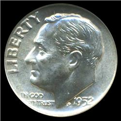 1952D Roosevelt Dime Graded NGC MS66 FB (COI-4791) (COI-4791)