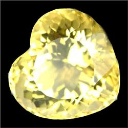 24.85ct Deluxe Yellow Heart Cut Citrine (GEM-15719) (GEM-15719)
