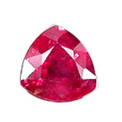 1.2ct Glowing Aaa Blood Red Ruby Trillaint (GMR-0906) (GMR-0906)