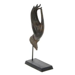 Bronze Buddha Hand on Base (CLB-294) (CLB-294)