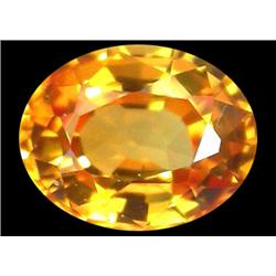 0.83ct   Extreme  Yellow Oval Sapphire Ceylon   VS (GEM-12977) (GEM-12977)