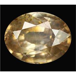 2.55ct  Oval 100% Natural Unheated Champagne Zircon (GEM-15428) (GEM-15428)