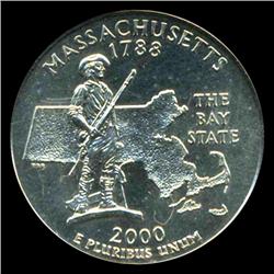 2000D Massachusetts Quarter PCGS MS67 (COI-5422) (COI-5422)