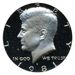 1981S Kennedy Half ICG PR70 DCAM Type 1 (COI-4624) (COI-4624)