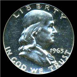 1963 Franklin Half Graded PR63 CAM (COI-4902) (COI-4902)