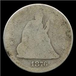 1876 Seated Quarter Circulated (COI-4654) (COI-4654)