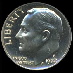 1972S Roosevelt Dime Graded PR68 DCAM (COI-4793) (COI-4793)