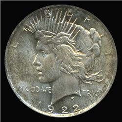 1922 Peace Dollar Graded MS67 RARE Variety (COI-5226) (COI-5226)