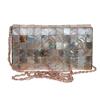 Image 1 : Handcrafted Mother of Iridescent Pearl Handbag Clutch Purse (ACT-167) (ACT-167)