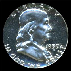 1959 Franklin Half Graded PR68 DCAM (COI-4914) (COI-4914)