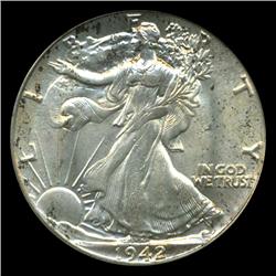 1942 Walking Liberty Half Graded MS66 (COI-4589) (COI-4589)