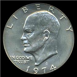 1974D IKE Dollar Graded PCGS MS66 (COI-4884) (COI-4884)