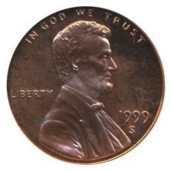 1998S PROOF Lincoln Cent Coin GradedPR69 DCAM Red (COI-4303) (COI-4303)