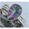 26ct Rainbow Mystic Topaz Sterling Ring (JEW-1357) (JEW-1357)