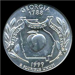 1999D Georgia Quarter NGC MS67 (COI-5408) (COI-5408)