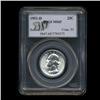 Image 3 : 1951D Washington 25c Quarter Coin Graded PCGS MS65 (COI-5317) (COI-5317)