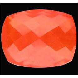 9.75ct Deep Orange AAA Huge Anituque Cushion Cornellion (GEM-14180) (GEM-14180)