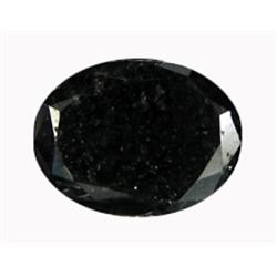 1.1ct Rose Cut AAA Jet Black Natural Diamond (GEM-14455A) (GEM-14455A)